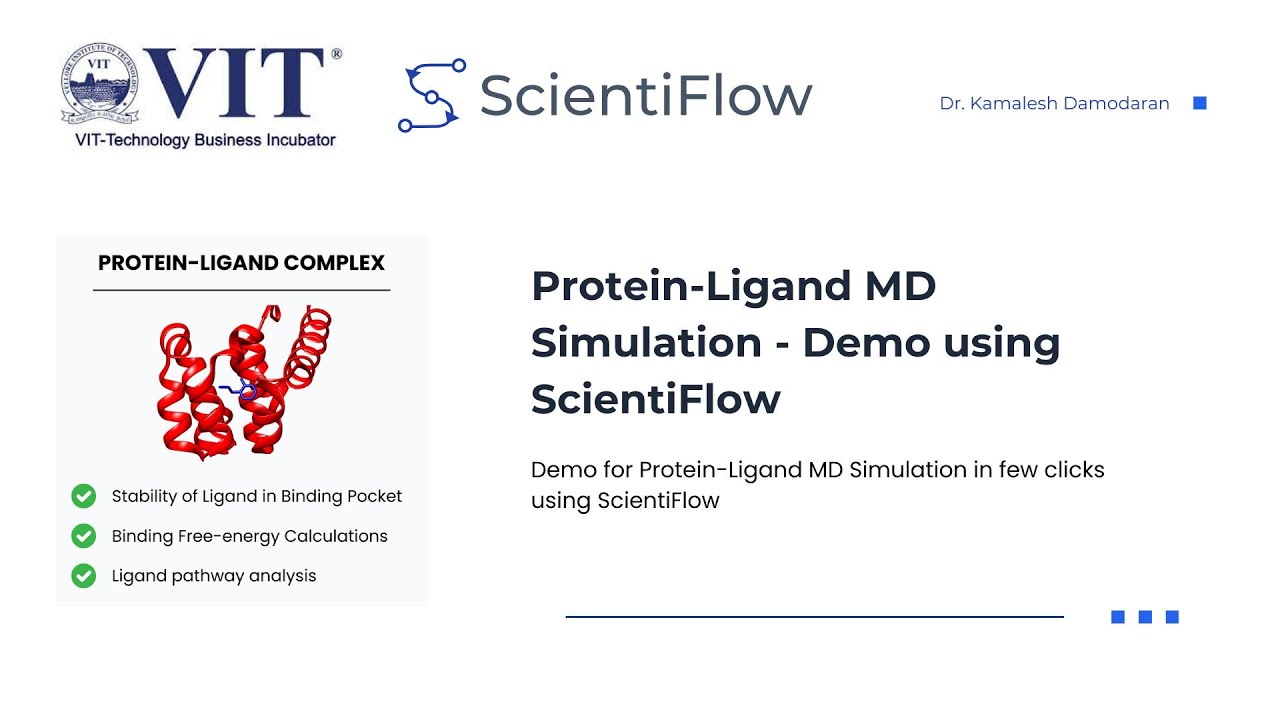 Run Protein–Ligand MD Simulations in Just a Few Clicks | ScientiFlow ...