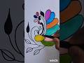 Peacock Drawing easy method🦚🦚#art#shortvideo #painting#peacock
