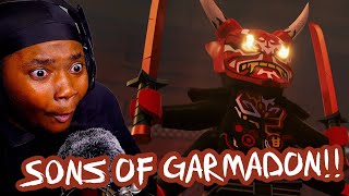 THE SONS OF MF GARMADON!!!!! *FIRST TIME WATCHING* LEGO NINJAGO SEASON 8 EP 1 & 2 REACTION