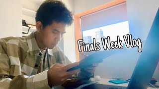 Finals Week Vlog | 14 assignments in a span of 2 weeks, reviewing for exams, going home!