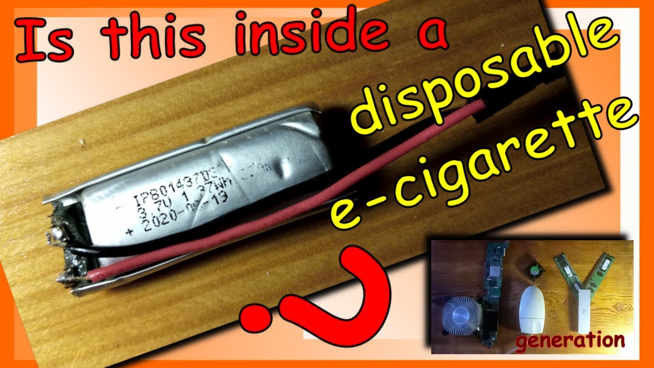Opening vape | Reuse of lithium ion batteries | diy generation