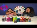 MYSTERY WHEEL OF SLIME SWITCH UP CHALLENGE - 6 COLORS OF GLUE SLIME CHALLENGE