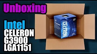 Unboxing Intel Celeron G3900 - Droga Digital