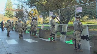 National Guardsmen continue to protect state capitols ahead of Inauguration Day