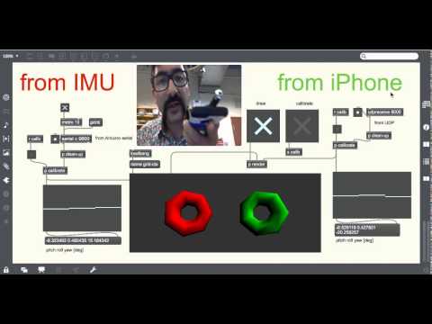 Adafruit BNO055 v. iphone 5 sensors