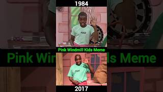 Pink Windmill Kids Meme Evolution 1984 vs 2017