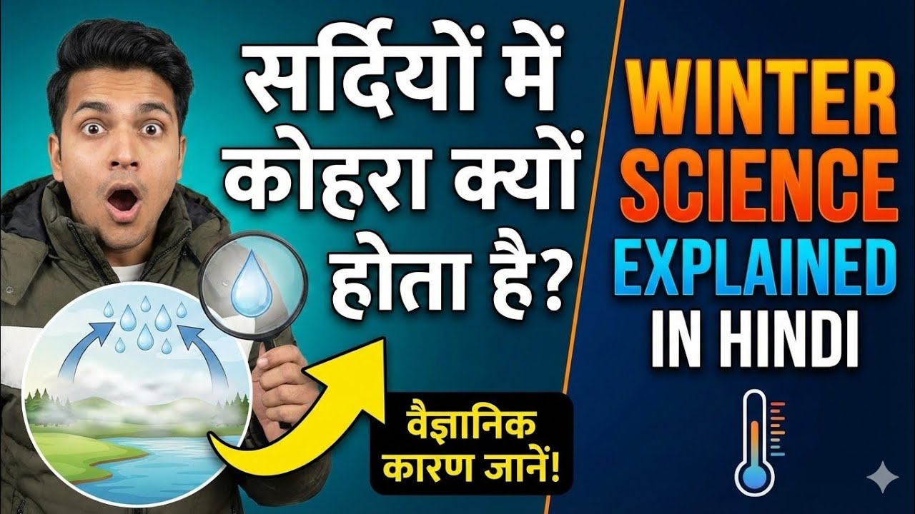 Why Does Fog Occur in Winter? | Winter Science Explained in Hindi | Scientific Reason Behind Fog