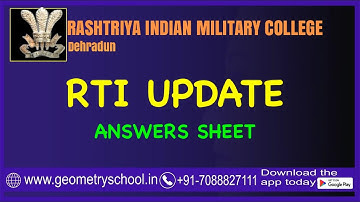 Latest Update🔥🔥 | RIMC Answer Key December 2021 | RIMC Latest Update 2021 Answer Key RTI Reply