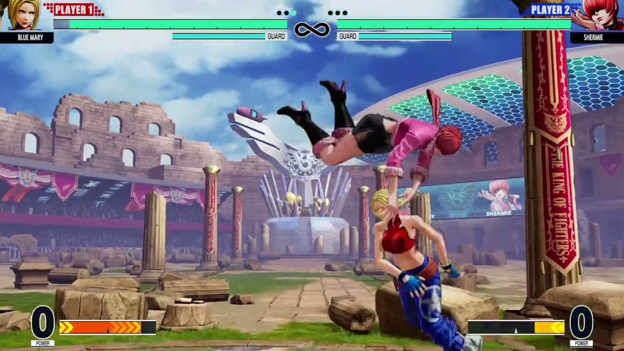 THE KING OF FIGHTERS XV Blue Mary vs Shermie