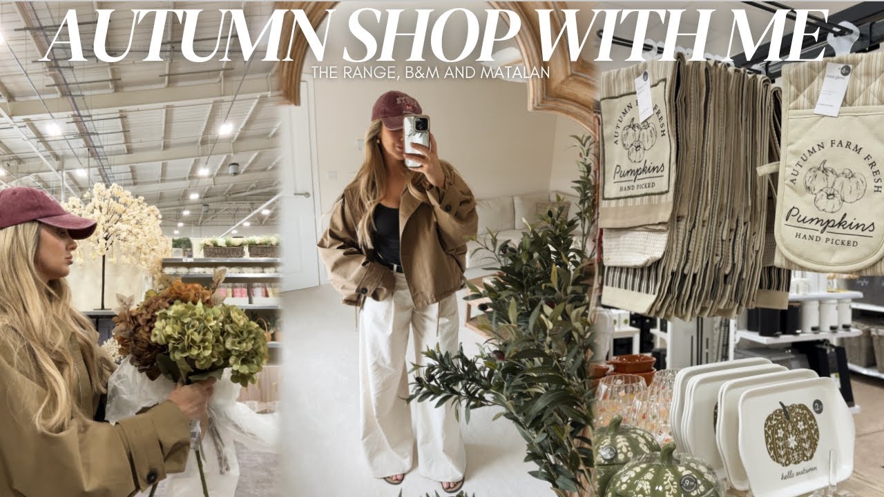 SHOP WITH ME FOR AUTUMN 2025 | The range, B&M + Matalan!