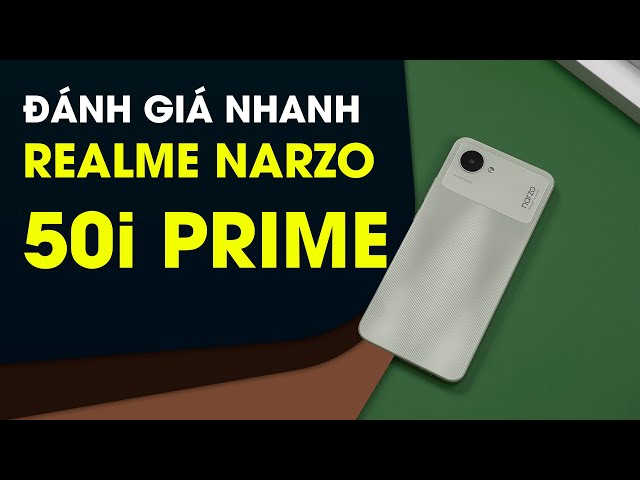 Đánh giá nhanh realme Narzo 50i Prime: Giá 2.7 triệu, quá ngon