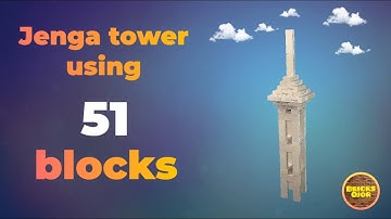Jenga blocks - How to build a simple tower [tutorial]