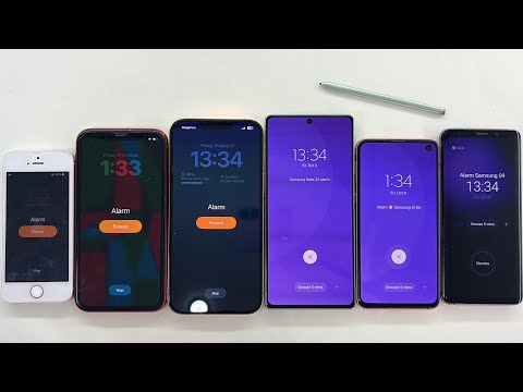 Alarm clock + Timer IPhone 5S, iPhone XR, IPhone 13 ProMax, Samsung Note 20, Galaxy S10e, Galaxy S9 