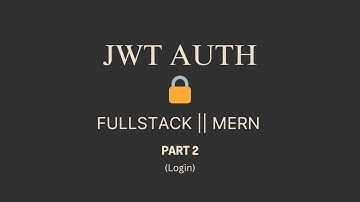 Fullstack MERN JWT Auth Project: React & Node.js | Part 2 (Login & Crypto)