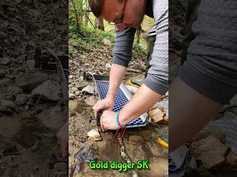 Gold found in the sluice: See how we did it