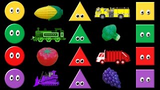 Colors Collection Volume 2 - Shapes, Colors, Vehicles, Fruit & Vegetables - The Kids' Picture Show