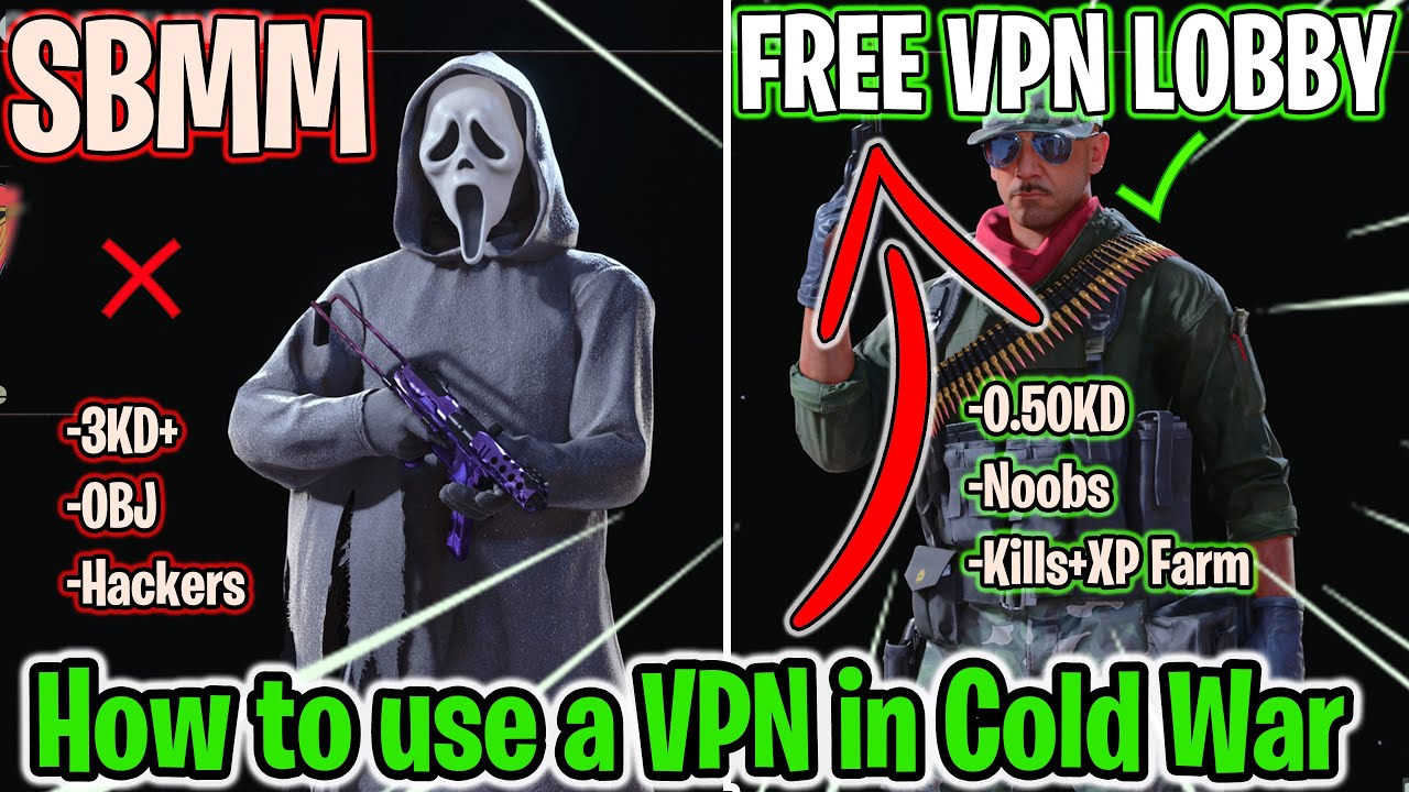 How to use a VPN for FREE in Cold War/Any Call of Duty! (SBMM DISABLED ...