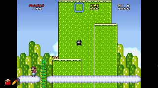 SMB2/DOKI-DOKI PANIC level 1-1 in SMC (Super Mario Construct)