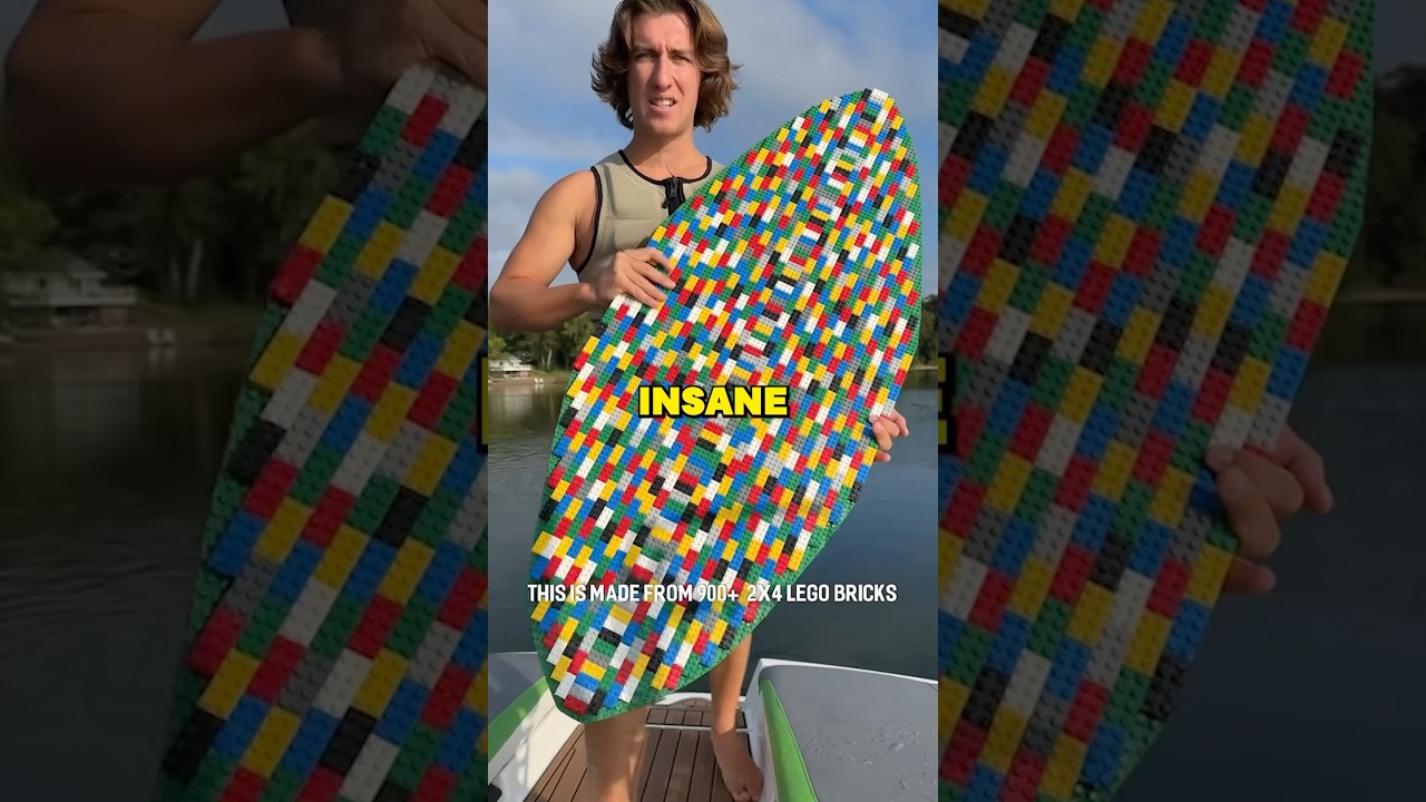 Riding a LEGO Surfboard 🤯 