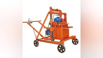 QMJ2-45 manual mobile concrete block machine