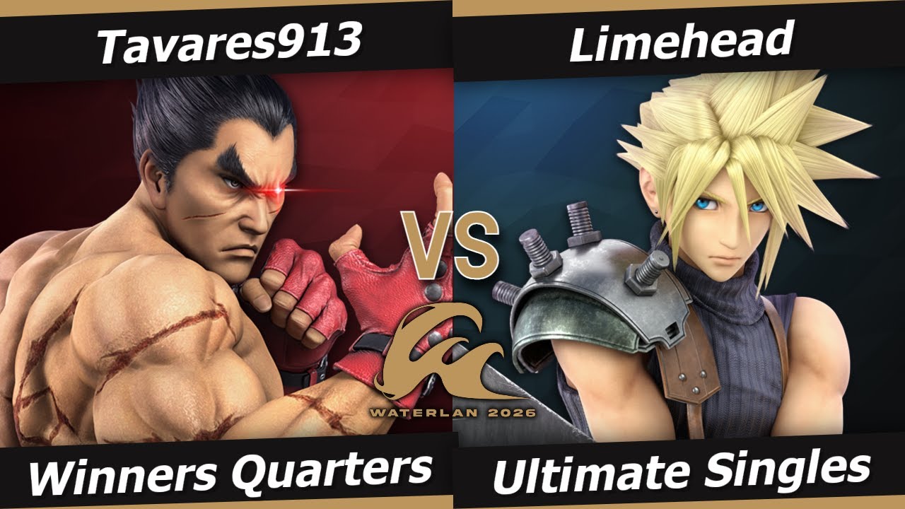 WaterLAN Winners Quarters - Tavares913 (Kazuya) vs Limehead (Cloud)