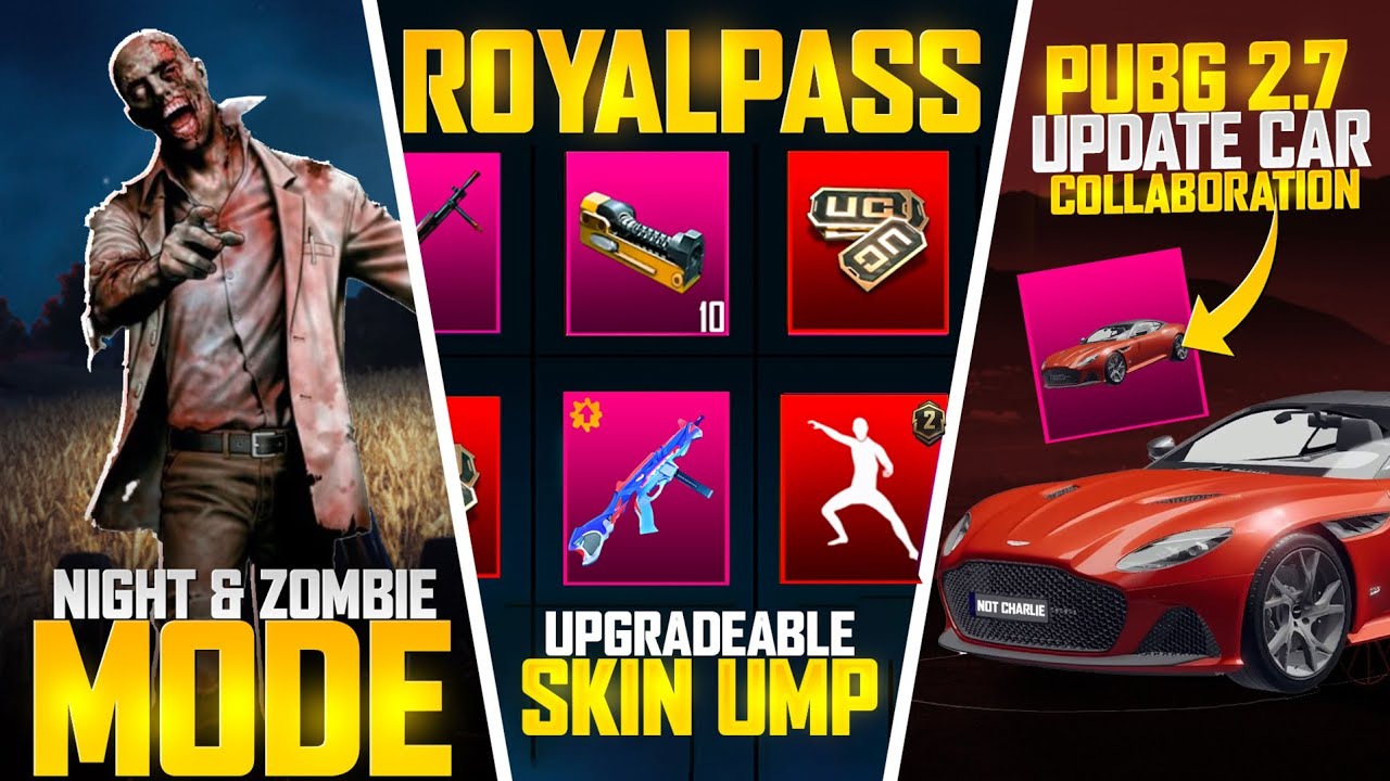 A2 Royal Pass Leaks | Night Mood and Zombie Mood Back? | New Super Car Collaboration | 2.7 Update