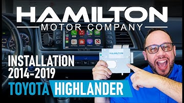 2014-2019 Toyota Highlander Upgrade Kit | CarPlay & Android Auto Installation Guide
