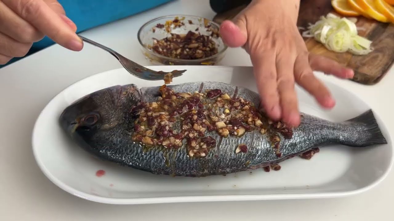 这款柠檬烤鱼一定要尝尝 超美味 过节做它轻松不翻车 日常菜谱最健康【田园时光美食】