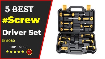 ✅ Top 5: Best Screwdriver Set 2020 [Tested & Reviewed]