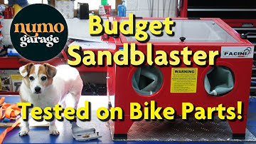 Testing a Budget Sandblasting Cabinet on Motorcycle Parts Pacini SBC90 : VEVOR : Switzer