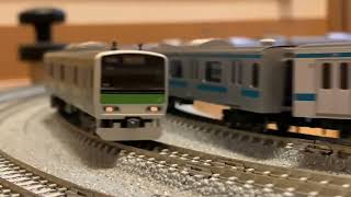 【Nゲージ】KATO 山手線 E231系500番台(6扉組み込み・トウ534編成) 走行動画！