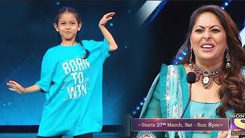 Florina की Cuteness ने किया सबको Impress || super Dancer 4 ||सुपर dancer 4