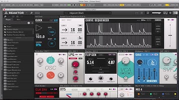 Making a track using Reaktor Kodiak Blocks - Preview and Ableton Live Recording