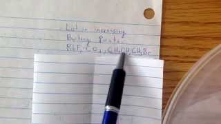 Increasing Boiling Points Problem General Chemistry 2 Chapter 12
