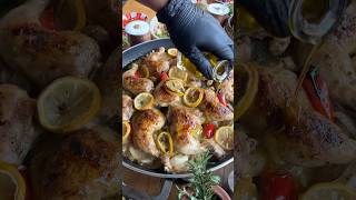 صينية دجاج بالليمون