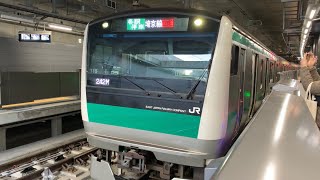 羽沢横浜国大発車　相鉄JR直通線　埼京線ハエ115