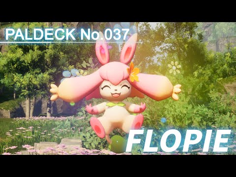 Paldeck | No.037 FLOPIE - Palworld | Gameplay | Pocketpair