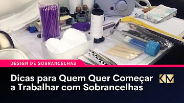 Como começar a trabalhar com design de sobrancelhas?