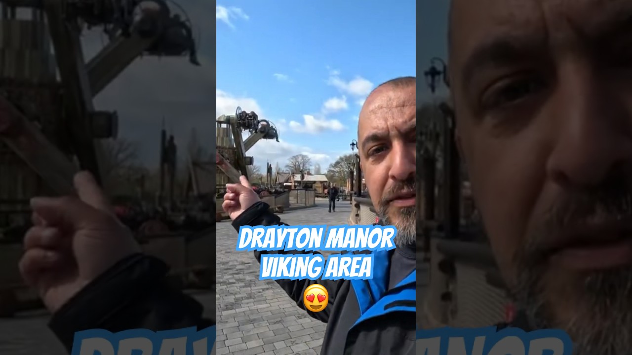 The Viking Area at Drayton Manor is amazing!