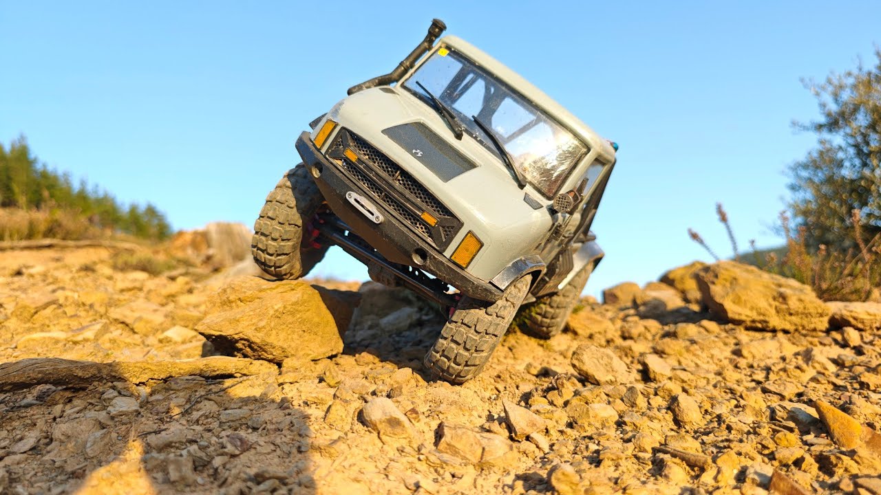    Nos quedamos sin camino para terminar la ruta 😱😱🫣🫣 al final del vídeo/Axial unimog crawler