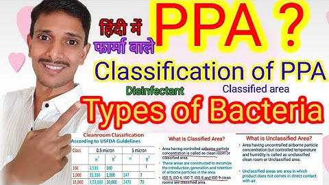 PPA / Types / Difference/ Usage / Cleaning / Validation/Bacterial control/ Epaxy 2025 @Dipak Kumbhar