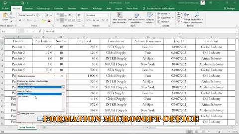 Comment Déplacer ou Copier une feuille Excel