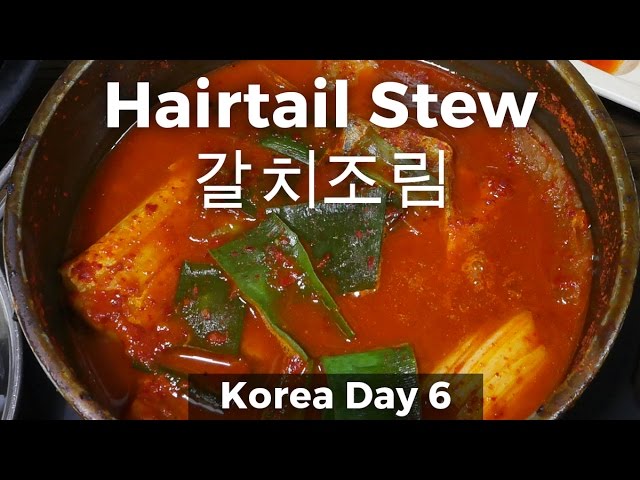 Korean Food in Seoul - Spicy Hairtail Fish Stew 갈치조림 (Day 6) | Mark Wiens