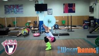 Snatch Above Knee