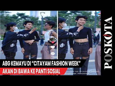 ABG Laki-laki Kemayu "Citayam Fashion Week" Akan Dibawa ke Panti Sosial