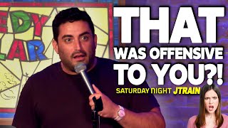 New York Tourists Shocked By Offensive Comedian - Saturday Night Jtrain - Stand Up Jared Freid