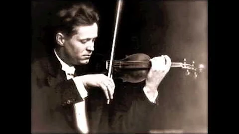 Adolf Busch plays Bach's Chaconne