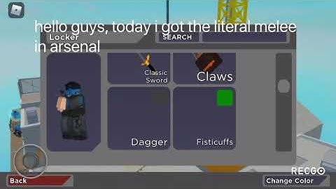 i got the literal melee in arsenal