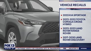 47,000 vehicles recalled, various issues