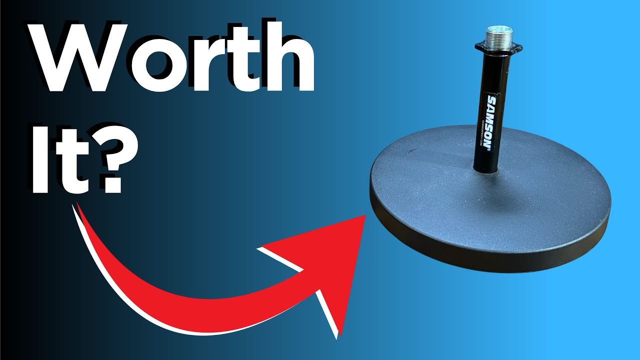 Samson MD5 Desktop Microphone Stand – Is It Worth It? Mic Stand Review